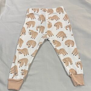 Adorable Sloth Print Baby Leggings